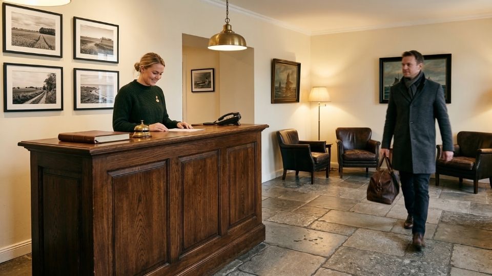 hotelrengøring hotelreception klassisk