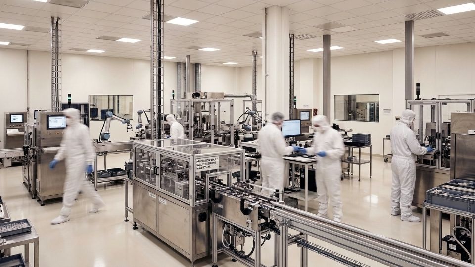 industrirengøring renrum produktionsmiljø