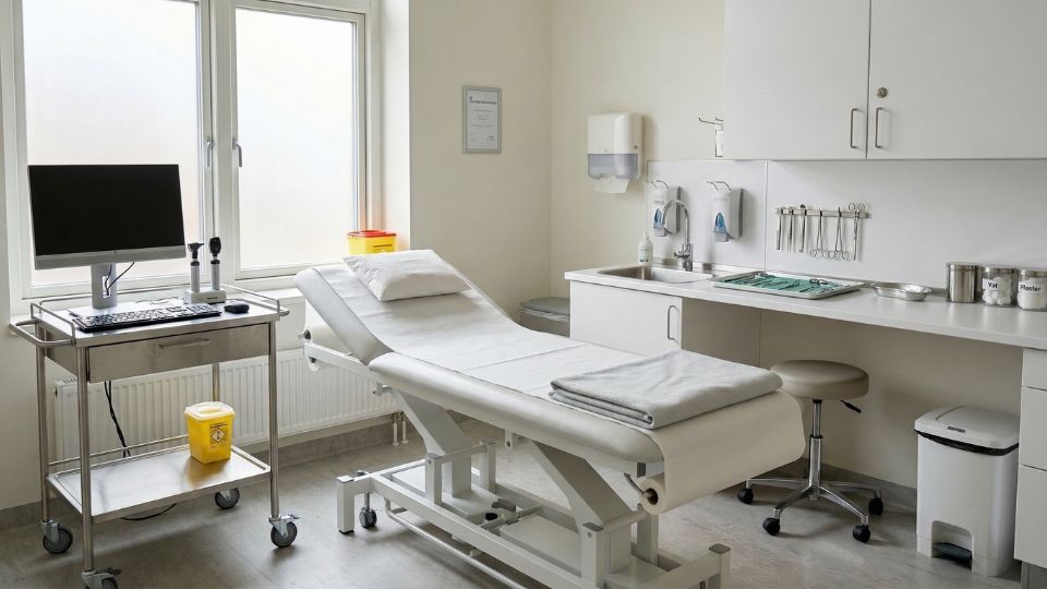 klinikrengøring behandlingsrum lægeklinik