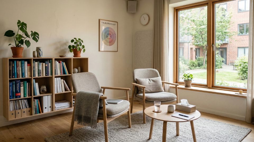 klinikrengøring konsultationsrum psykolog