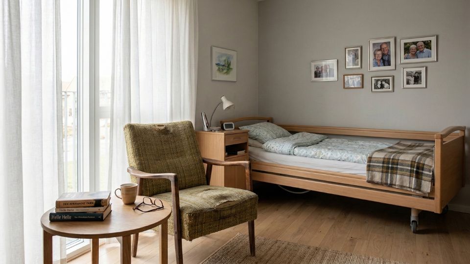 plejerengøring beboerværelse bosted