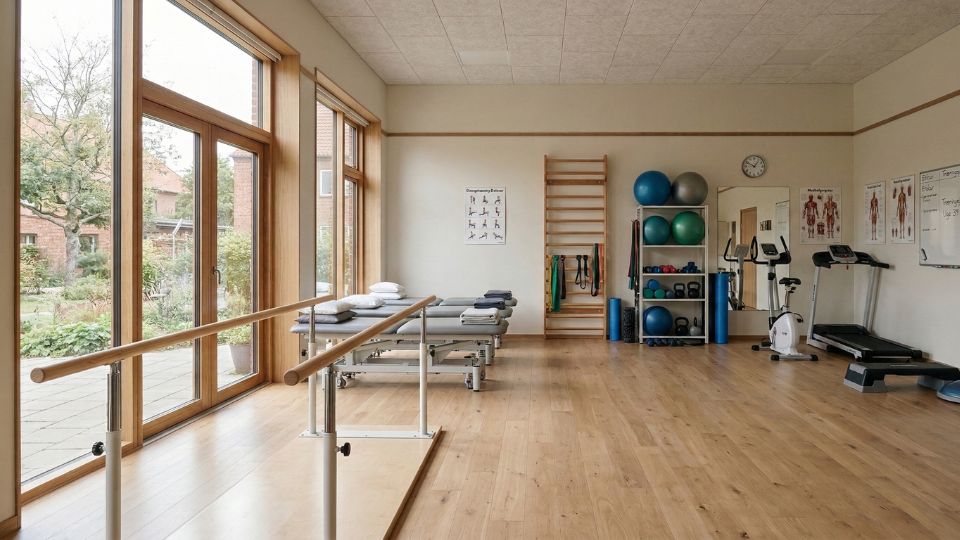 plejerengøring træningsområde rehabiliteringscenter