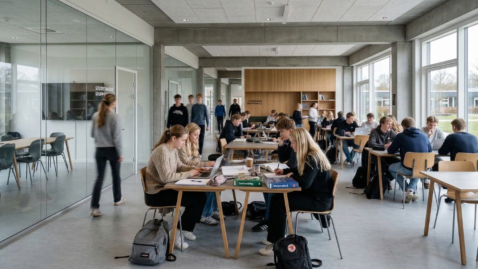 skolerengøring studieområde gymnasium
